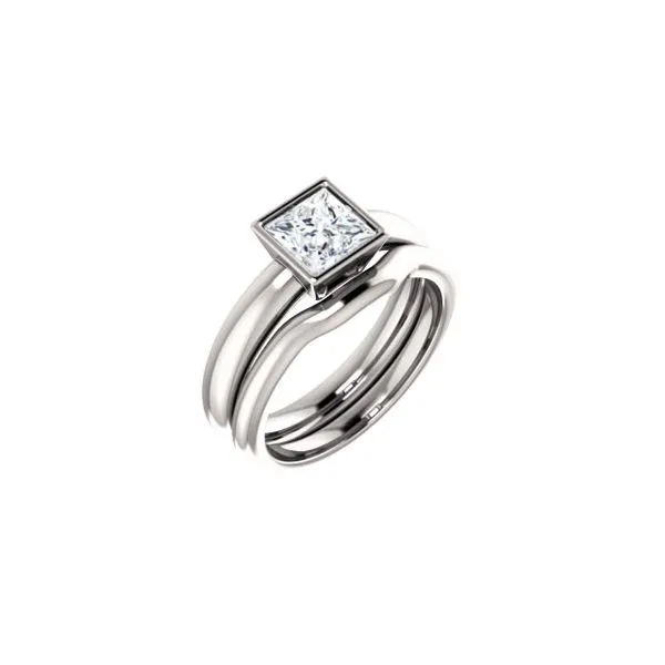 14k WG Contoured Polished Wedding Band Image 2 Vaughan's Jewelry Edenton, NC