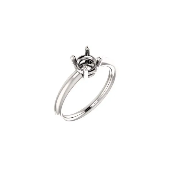 14k WG Contoured Polished Band Image 2 Vaughan's Jewelry Edenton, NC