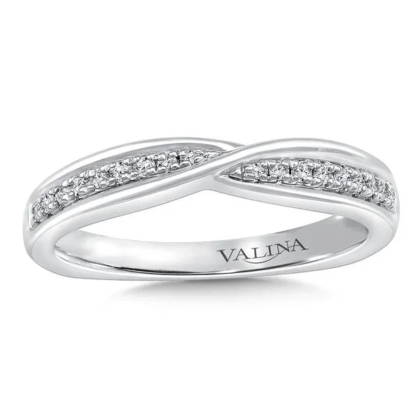14k WG 0.11CTTW Pave' Set Band Vaughan's Jewelry Edenton, NC
