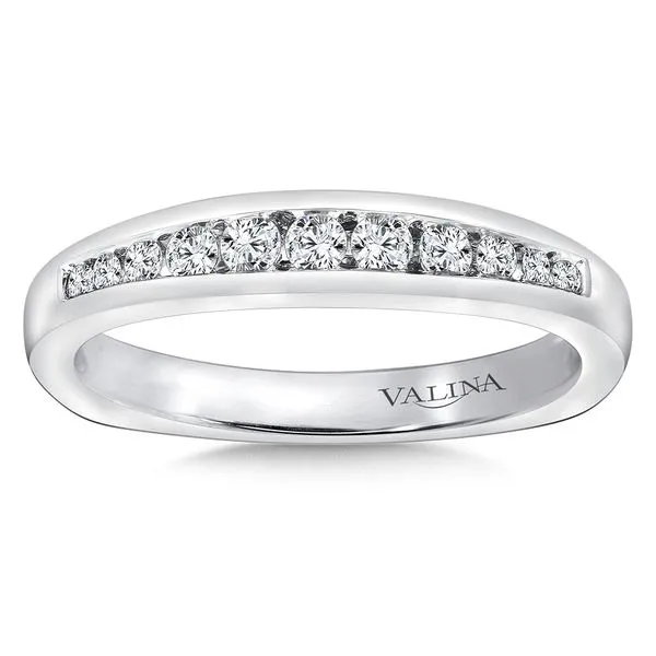 14k WG 0.25CTTW Diamond Wedding Band Vaughan's Jewelry Edenton, NC