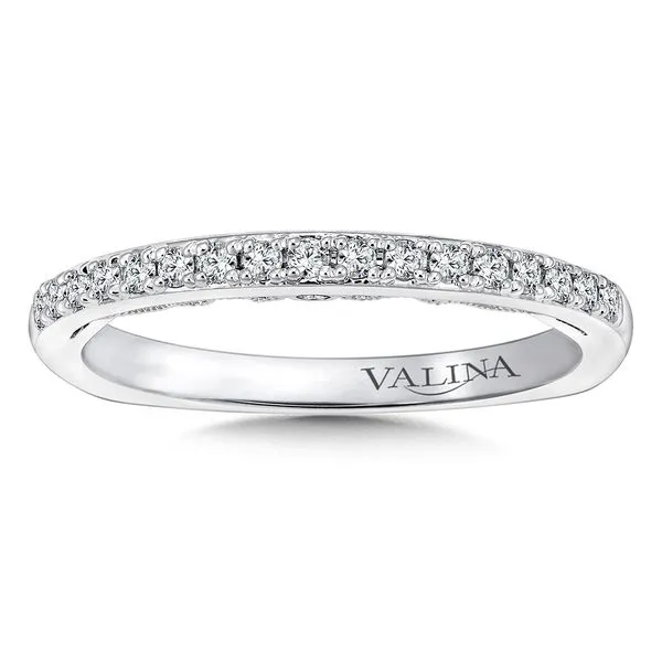 14k WG 0.16CT Diamond Accent Wedding Band Vaughan's Jewelry Edenton, NC