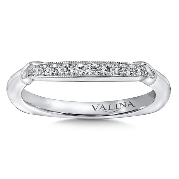 14k WG 0.09CT Wedding Band Vaughan's Jewelry Edenton, NC