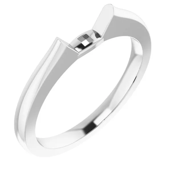 14k WG 3.6 mm Span Cathedral Peg Shank Vaughan's Jewelry Edenton, NC