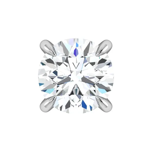 14k WG (1.0 CT) 6.5 mm Round 4-Prong Claw Peg Setting Vaughan's Jewelry Edenton, NC