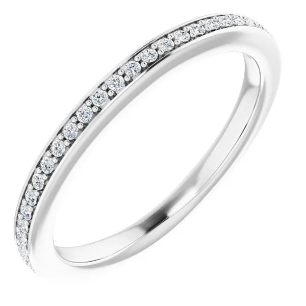 14k WG 1/6 CTW Diamond Band Image 2 Vaughan's Jewelry Edenton, NC
