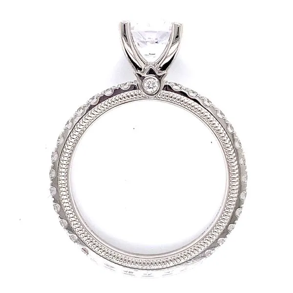 14Kt White Gold Solitaire Engagement Ring by Verragio Image 2 Venus Jewelers Somerset, NJ