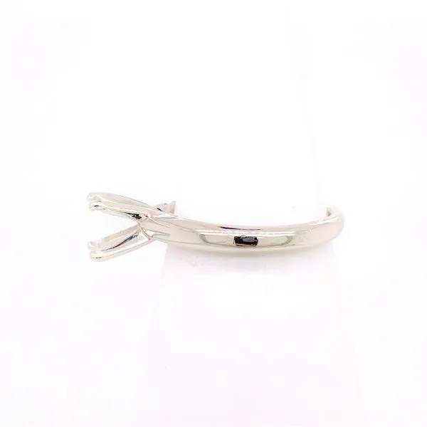 Lady's White Platinum 4-prong Solitaire Engagement Ring Image 3 Venus Jewelers Somerset, NJ