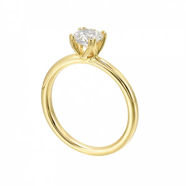 14K Yellow Gold Solitaire Engagement Ring Image 3 Venus Jewelers Somerset, NJ