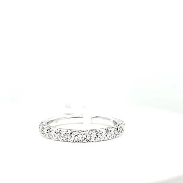 Lady's White 14 Karat Stackable Diamond Wedding Band Venus Jewelers Somerset, NJ
