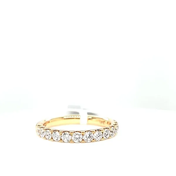 Lady's Yellow 14 Karat Diamond Wedding Band Venus Jewelers Somerset, NJ