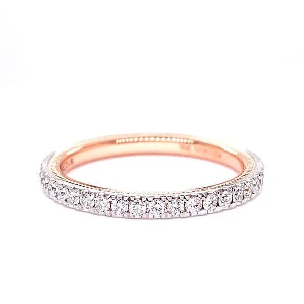 14Kt Two Tone Gold Wedding Band by Verragio Venus Jewelers Somerset, NJ