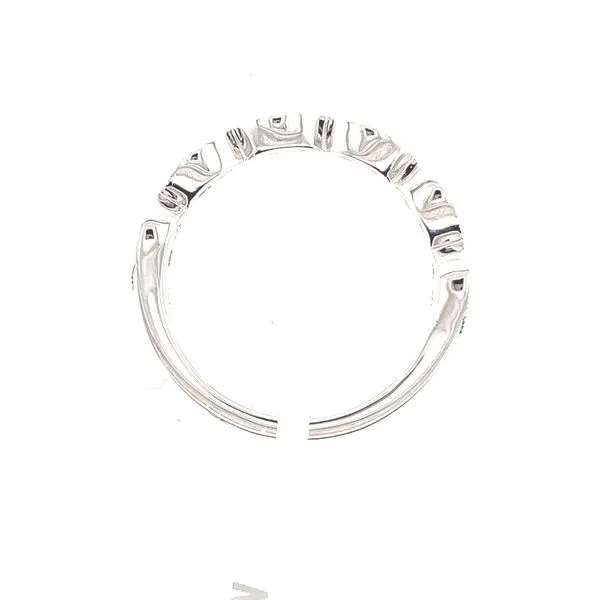 14 Karat White Gold Diamond Wedding Band Image 3 Venus Jewelers Somerset, NJ