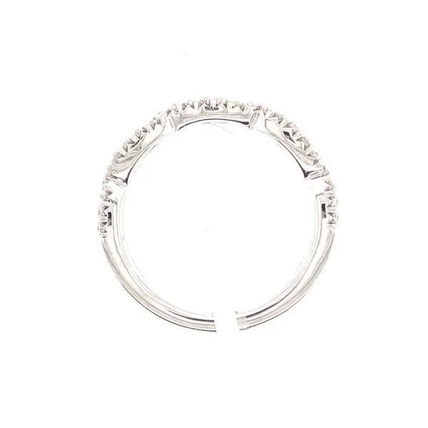 14Kt White Gold Diamond Wedding Band Image 3 Venus Jewelers Somerset, NJ