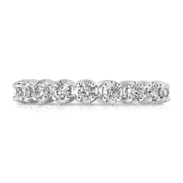 1.00 ctw 14Kt White Gold Diamond Eternity Band Image 2 Venus Jewelers Somerset, NJ