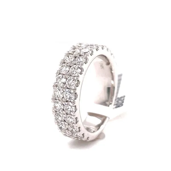 2.00ctw Double Row Diamond Anniversary Band Image 2 Venus Jewelers Somerset, NJ