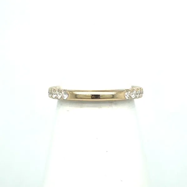 14 Karat Yellow Gold Verragio Tradition Milgrain Diamond Wedding Band Image 2 Venus Jewelers Somerset, NJ