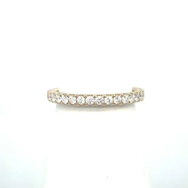 14 Karat Yellow Gold Verragio Tradition Milgrain Diamond Wedding Band Venus Jewelers Somerset, NJ