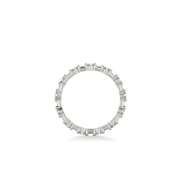 3/8ctw Diamond Eternity Wedding Band Image 2 Venus Jewelers Somerset, NJ