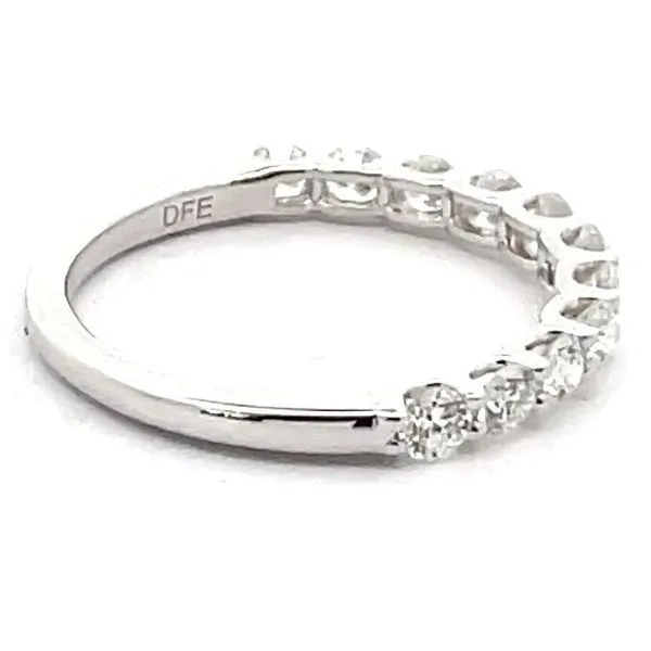 Lady's White Gold Diamond Wedding Band Image 2 Venus Jewelers Somerset, NJ