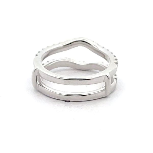 Lady's White Gold Diamond Wedding Band Image 3 Venus Jewelers Somerset, NJ
