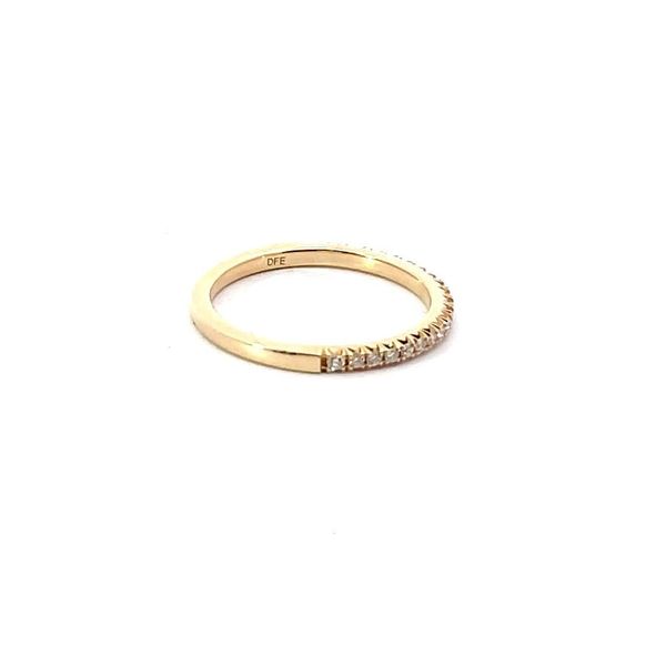 14K Yellow Gold Stackable Diamond Wedding Band – 0.21 CTW Image 2 Venus Jewelers Somerset, NJ