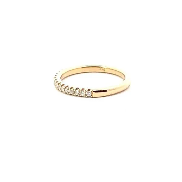 Lady's Yellow Gold Diamond Band Image 2 Venus Jewelers Somerset, NJ