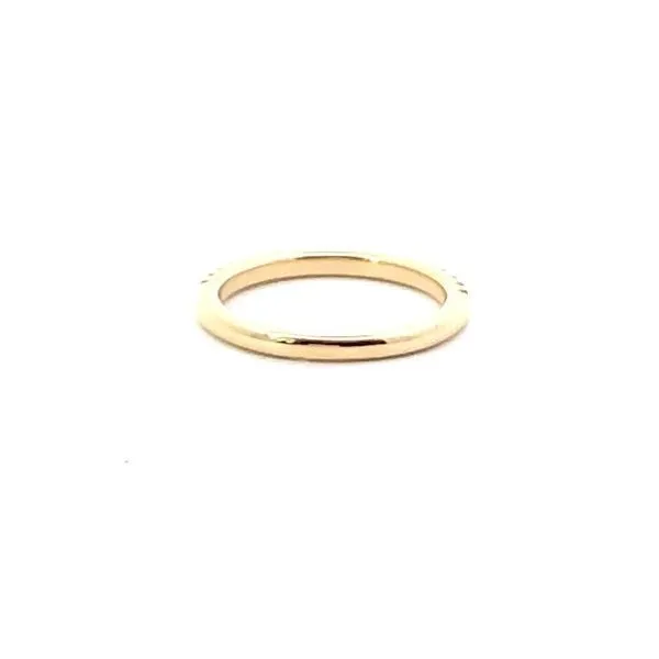 Lady's Yellow Gold Diamond Band Image 3 Venus Jewelers Somerset, NJ
