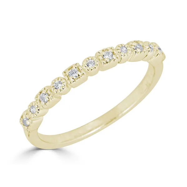 14K Yellow Gold Diamond Stackable Wedding Band – Size 6.5 | Venus Jewelers Venus Jewelers Somerset, NJ