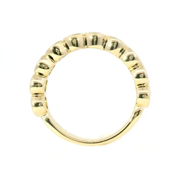 14K Yellow Gold Ten-Stone Diamond Wedding Band – 1.50ctw Round Diamonds (Size 6) Image 3 Venus Jewelers Somerset, NJ