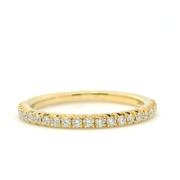 14K Yellow Gold Stackable Diamond Wedding Band – 0.25 CTW | Venus Jewelers Somerset, NJ