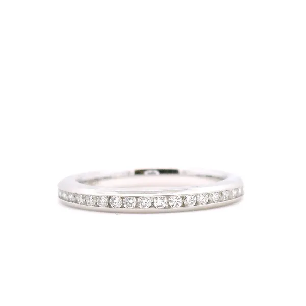 14K White Gold Stackable Diamond Wedding Band Venus Jewelers Somerset, NJ