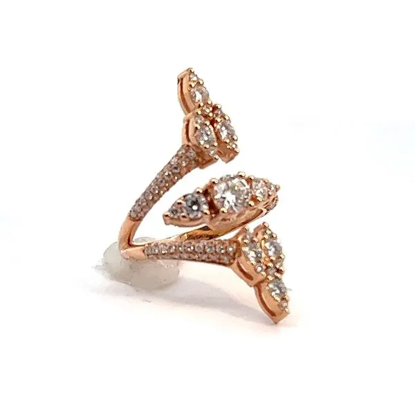 Kosmeo 18k Rose Gold And Diamond Ring Image 2 Venus Jewelers Somerset, NJ