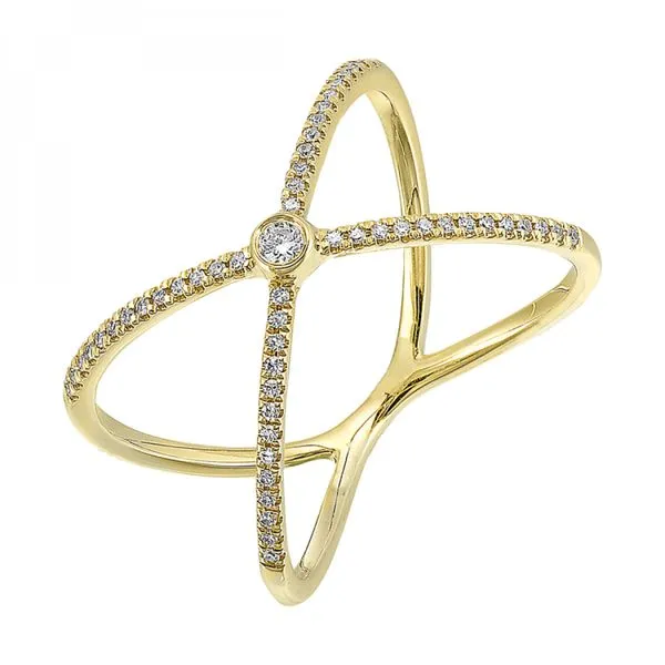 Lady's 14K Yellow Gold Contemporary 