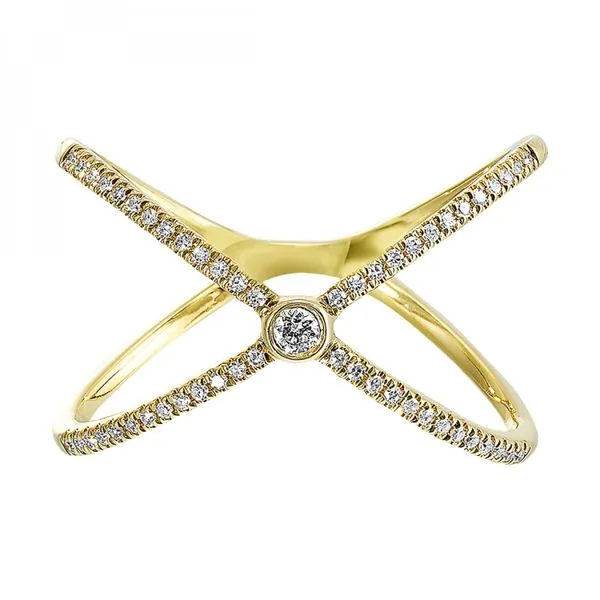 Lady's 14K Yellow Gold Contemporary 