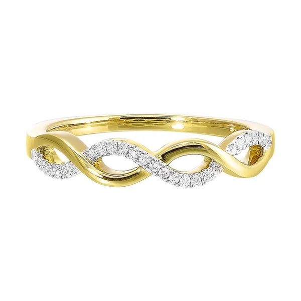 Lady's 14K Yellow Gold Multi-Eternity Fashion Ring with Round Diamonds Venus Jewelers Somerset, NJ