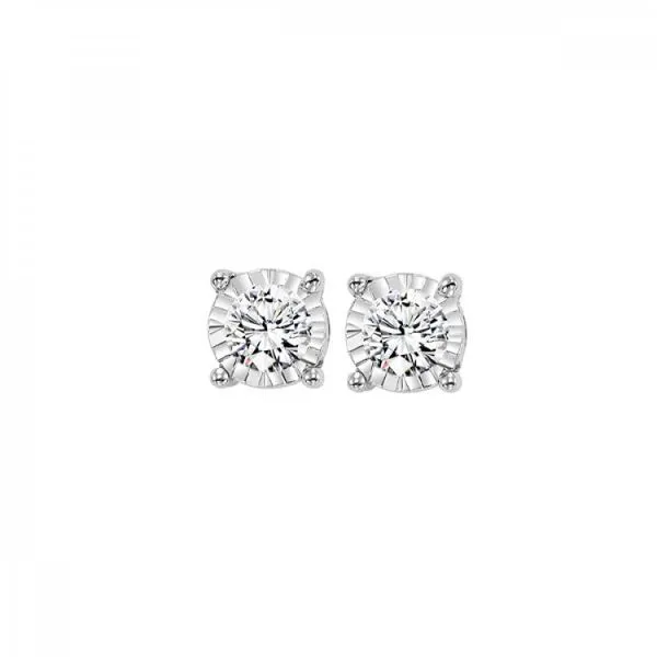 14kt White Gold Diamond Studs - 1/4ctw Venus Jewelers Somerset, NJ