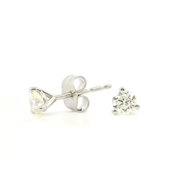 14K White Gold Diamond Stud Earrings Venus Jewelers Somerset, NJ