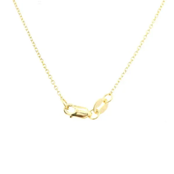 Lady’s 14K Yellow Gold 4-Diamond Cluster Pendant – 1.29ctw Round Diamonds (18