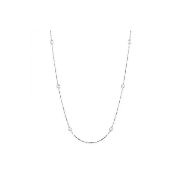 14Kt Yellow Gold Diamonds By The Yard Necklace Venus Jewelers Somerset, NJ
