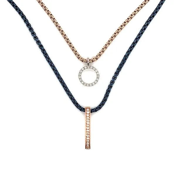 Layered Diamond Pendant Necklace by Alor Venus Jewelers Somerset, NJ