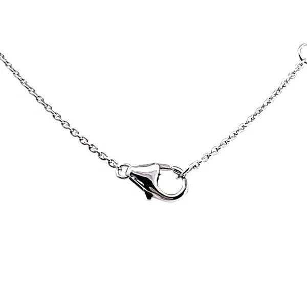 Ruby and Diamond Quatrefoil Necklace Image 3 Venus Jewelers Somerset, NJ