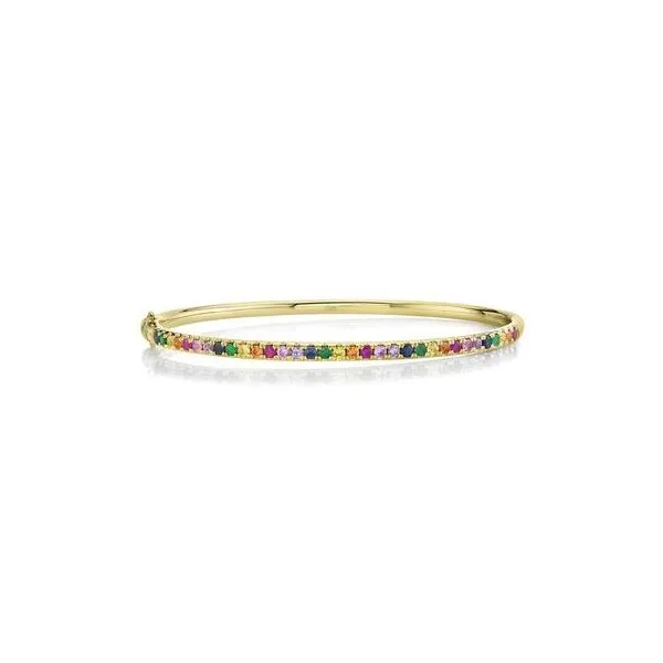 14Kt Yellow Gold Diamond Bangle Bracelet Venus Jewelers Somerset, NJ
