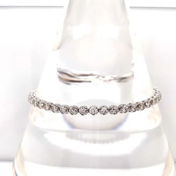 14Kt White Gold Diamond Tennis Bracelet Venus Jewelers Somerset, NJ