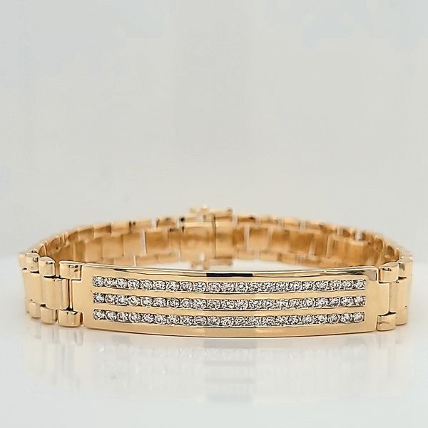 14Kt Yellow Gold Diamond Bar Bracelet Venus Jewelers Somerset, NJ