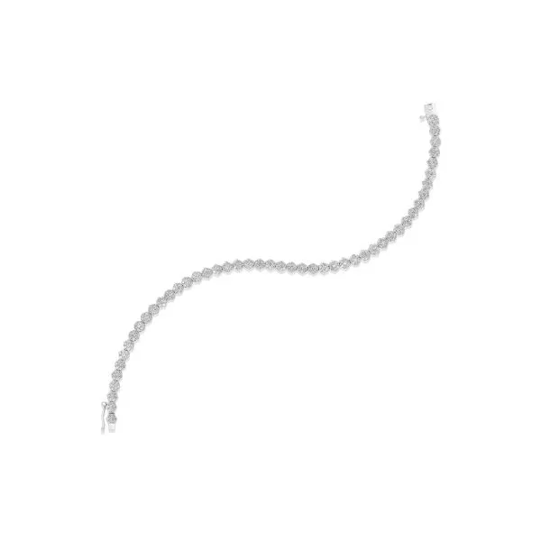 Lady's White 14 Karat Tennis Bracelet Length 7 w/ 2.98ctw Image 2 Venus Jewelers Somerset, NJ