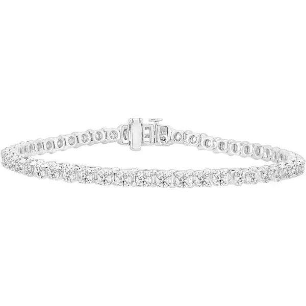 14 Karat White Gold Diamond Tennis Bracelet Venus Jewelers Somerset, NJ
