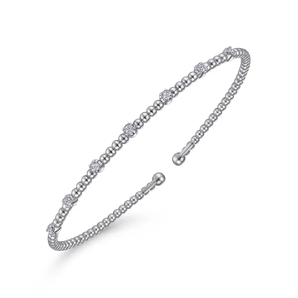 14K White Gold Bujukan Diamond Bracelet Image 2 Venus Jewelers Somerset, NJ