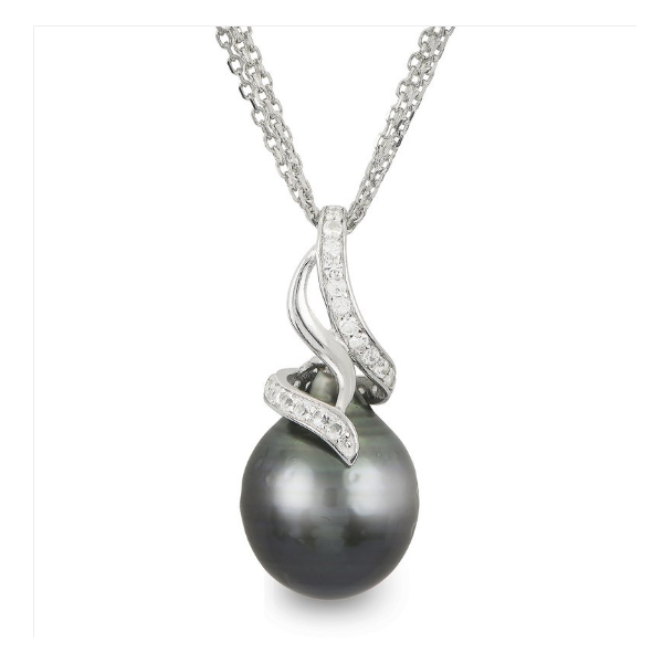 Sterling Silver Tahitian Pearl Pendant Venus Jewelers Somerset, NJ