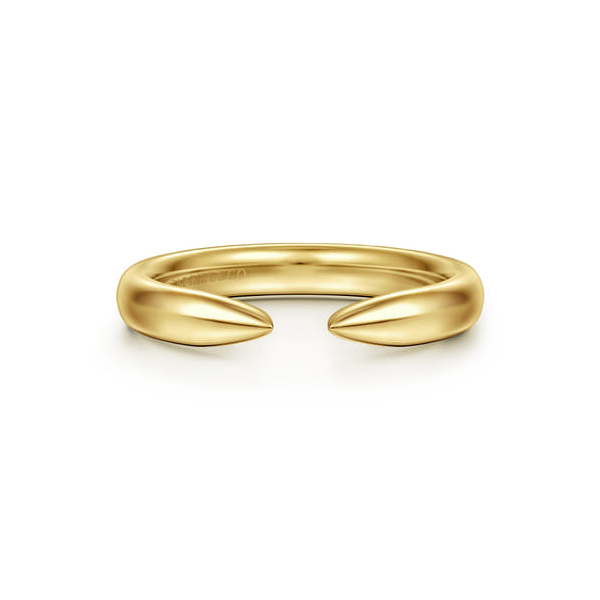 14K Yellow Gold Contemporary Wedding Band Venus Jewelers Somerset, NJ