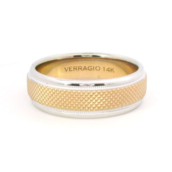 Verragio 14K Two-Tone Men’s Wedding Band Venus Jewelers Somerset, NJ